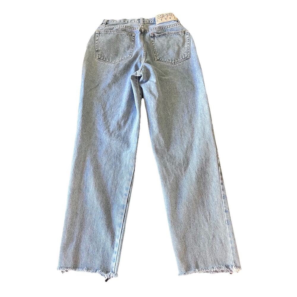Vintage Esprit Jeans High Waist Light Wash 90’s Y2K Size 11/12 12 Tapered Leg